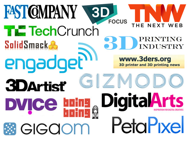 Fuel3D: As covered in these leading consumer and industry media