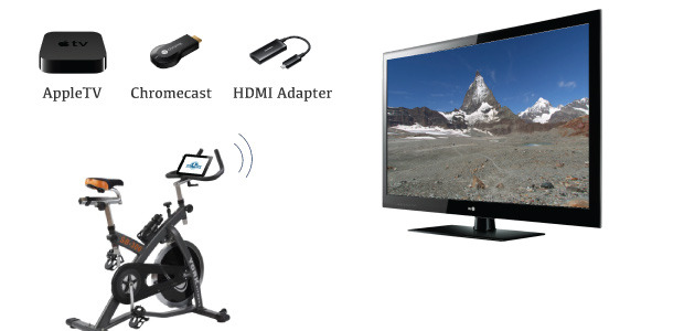 If you have a TV nearby, you can play the HD tours on it!