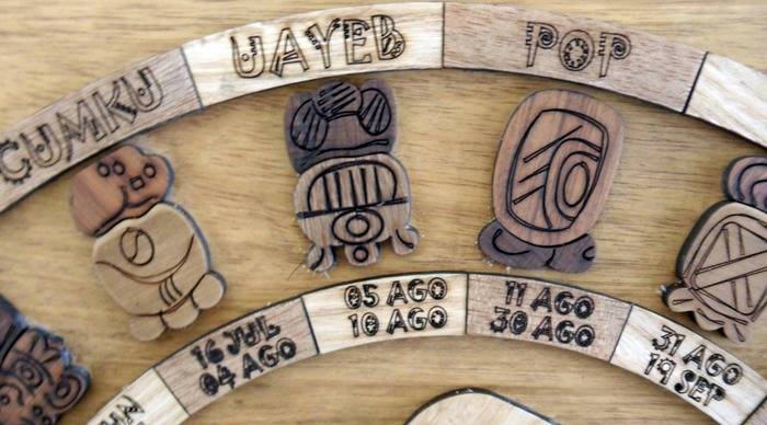 $75: only two lucky people will get to sit down with Jocelyn for an hour and have their Mayan sign read and interpreted.