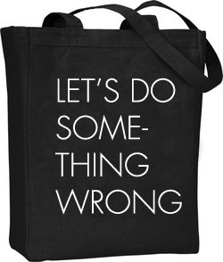 Artist's impression of totebag. Real tote will be more...three dimensional.