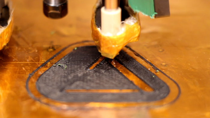 Microfactory printing a key fob