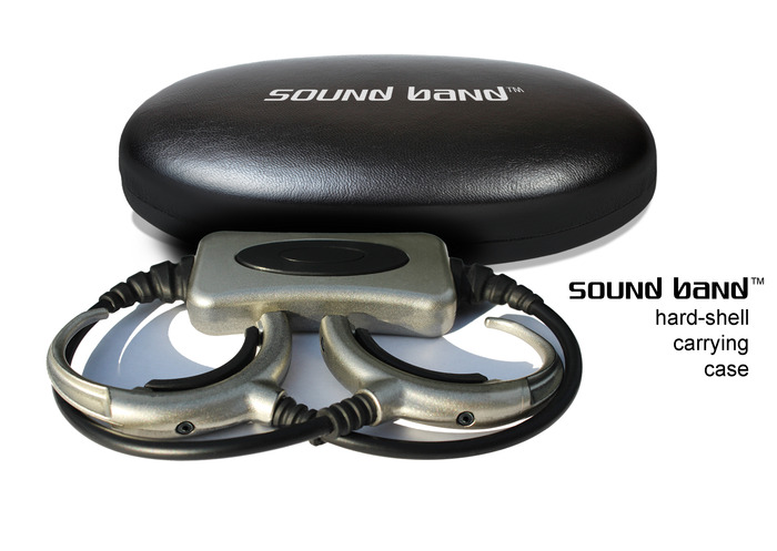 A snazzy hard-shell case to keep your Sound Band safe and secure!