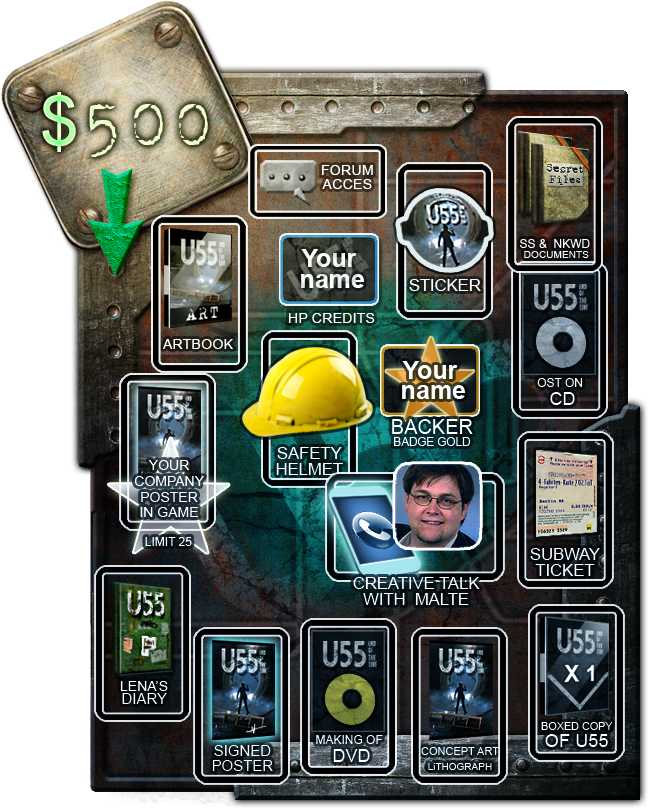 SIZE "XXL" GOLD