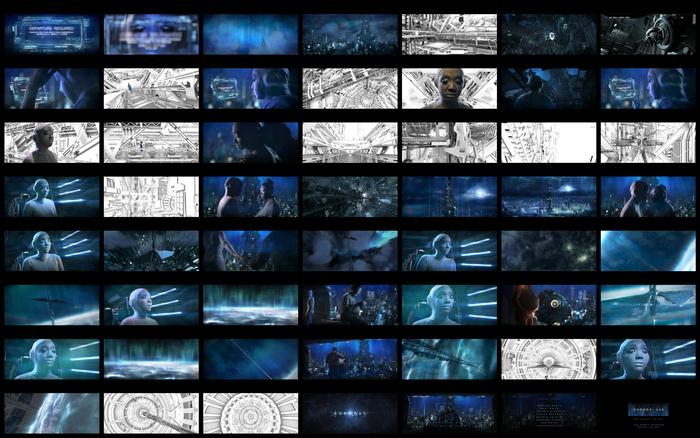 *Work in progress contact sheet. (White shots are still to be fully rendered).