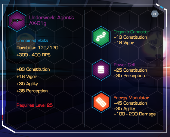 Pre-Alpha UI Design - Modding the AX-01g