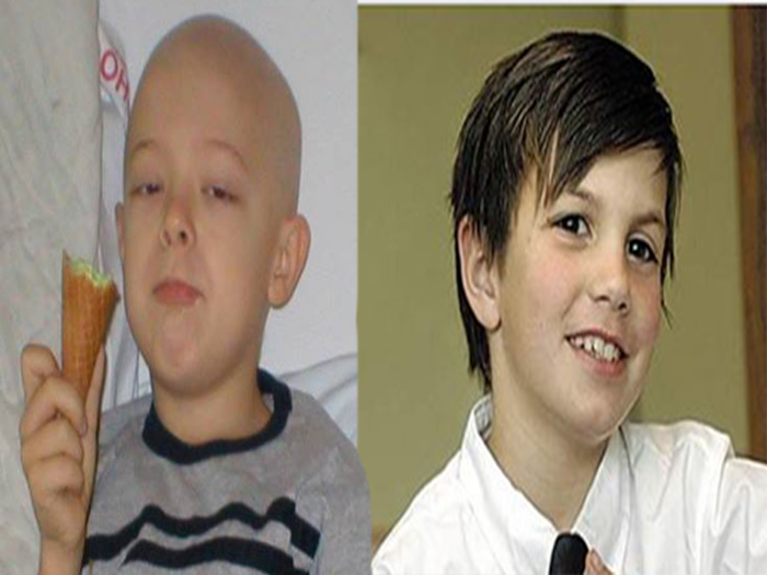 The actual Patrick and Denver at 6-years-old.
