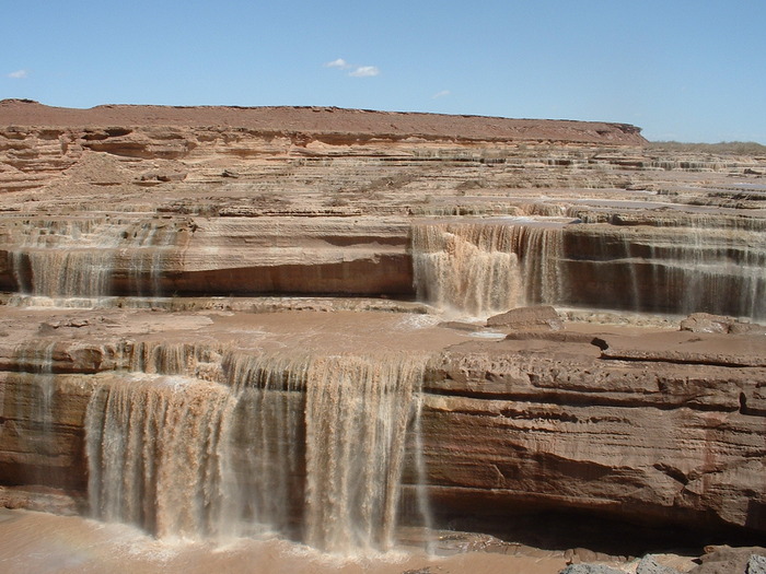 Grand Falls, Flowing