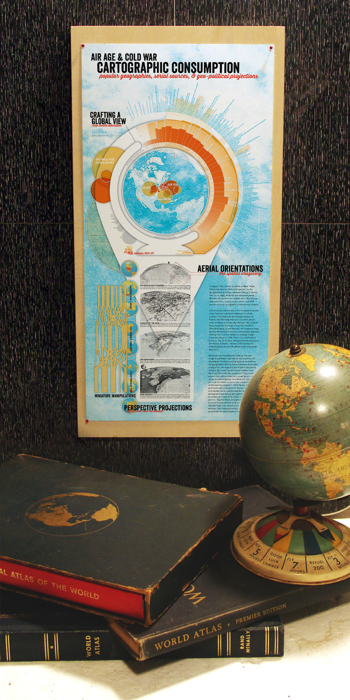 Air-Age and Cold War Cartographic Consumption (working proof, half-sized with objects)