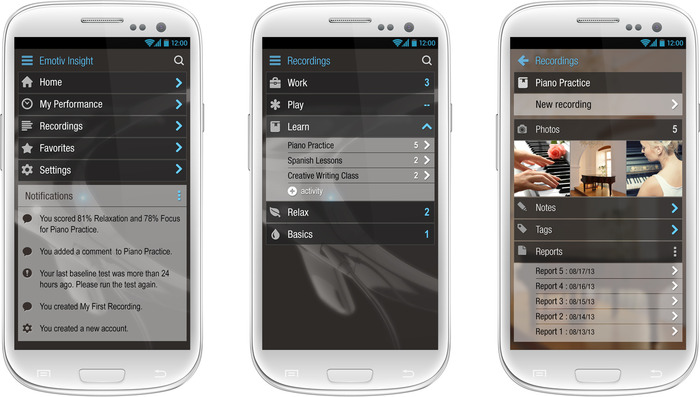 Emotiv Insight Mobile App (Android/iOS)