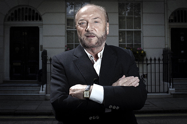 Outside one of Tony Blair's many houses. Photo by Louis Leeson