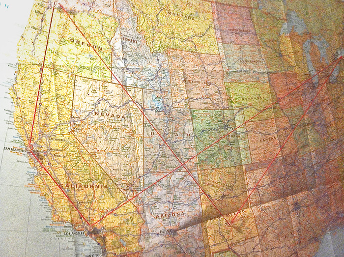 Niagra Falls - New Mexico - Oregon - San Francisco - Los Angeles - CANADA ( Home )