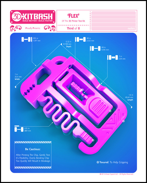 Each item included in the original campaign came with instructions in Metric and Imperial sizing scales. Click here to see all of the guides.
