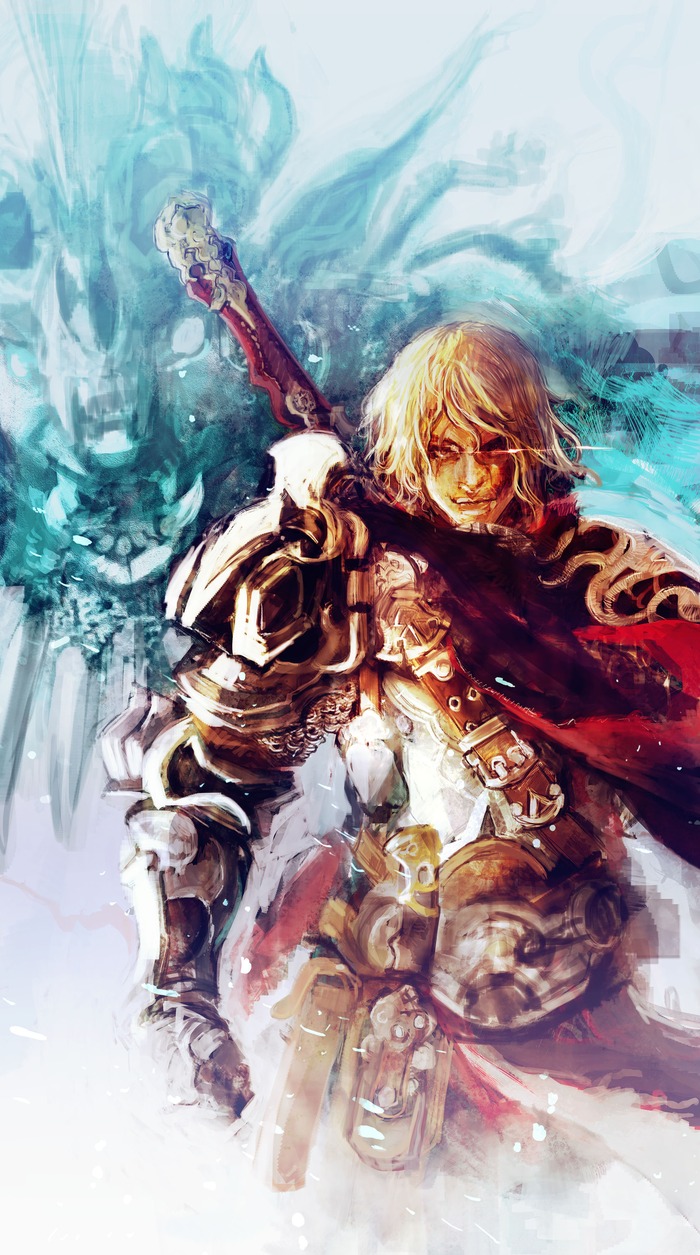 Project Phoenix key visual featuring Marcus Stern by GONTARO