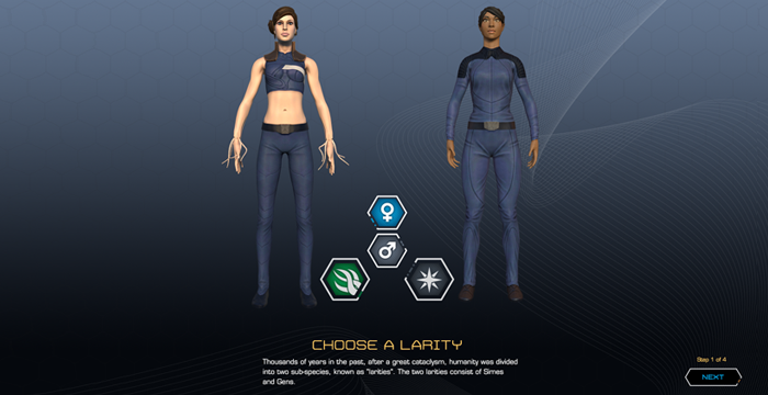 Pre-Alpha: Character Creation