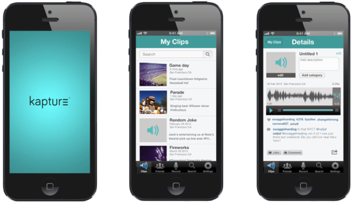 Once you tap your wrist to save the moment, it will show up on the app in a matter of seconds.