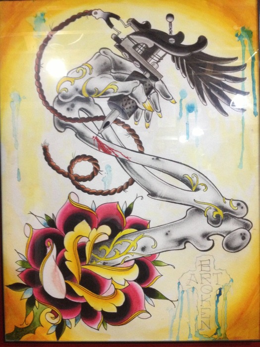 Jeremy Swan/Broken Art print EXAMPLE (this is an example of the art style, not the actual print we will be distributing. The final piece is still in the works).