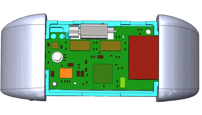 Kapture internal view with band.