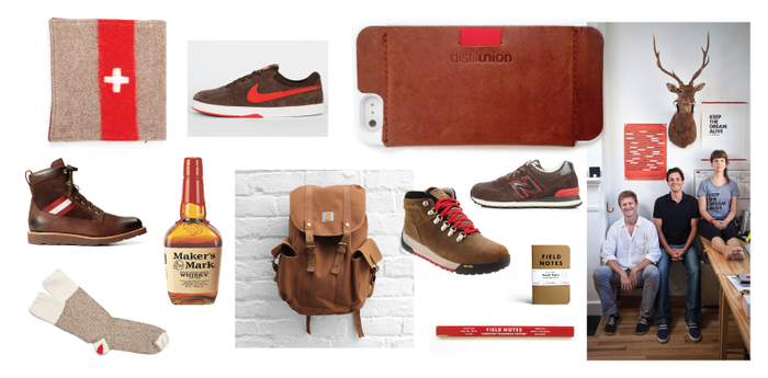 Inspiration Board for White/Brown Wally Case