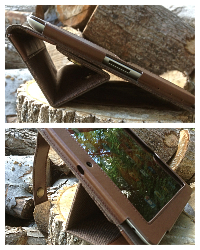 iPad Case: High & Low kickstand positions