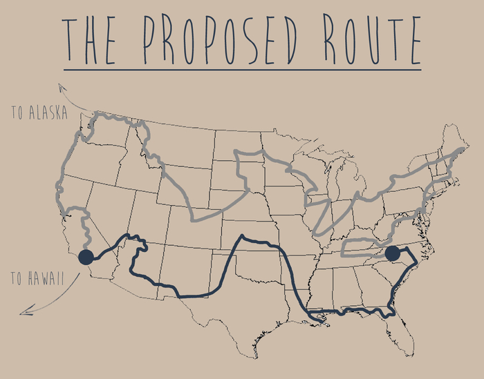 The first "Spoke Meals" book will come from the highlighted route.