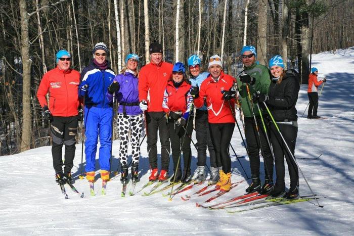 Skiing helps people with MS. (With Bjorn Daehlie, Katie Brekke and Ian Duncan)