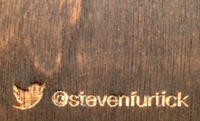Twitter icon with username