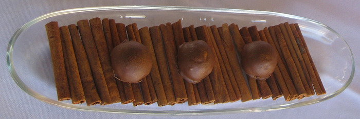We've come a long way! Our first batch of truffles.