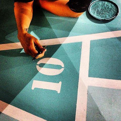 Hand-drawn courts, because we don't mess around.