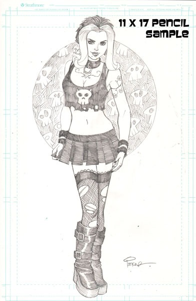 11x17 pencil Original art reward