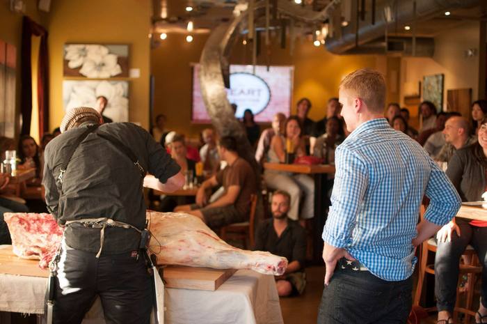 Heart & Trotter at Alchemy Restaurant during "The Rancher, The Butcher, The Brewer and the Chef"