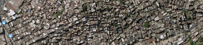 satelite image of proposed project site in Vila Cruzeiro