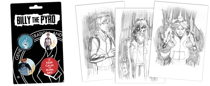 Preview of some of the Stretch Goal rewards.