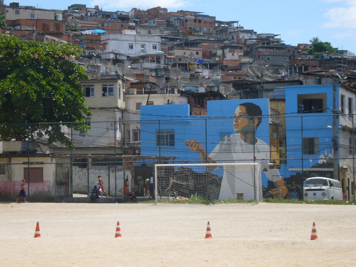 Favela Painting: Boy with Kite, 2007