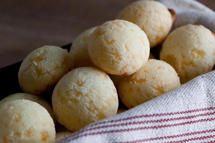 Brazilian cheese rolls (pao de queijo) made by Sabor Brasil