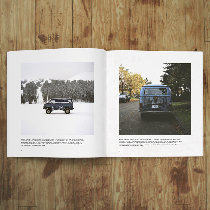 Images for the book are shot on 120mm and 35mm film.