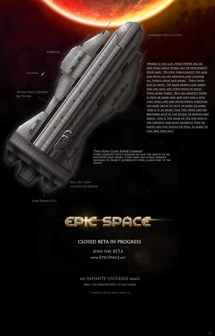 The Odin - Click for larger image. Pledge now to captain this Ship ---->