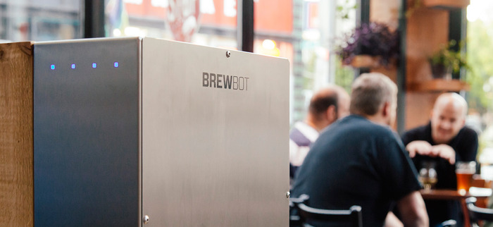 Brewbot in Bailey's Taproom, Portland.