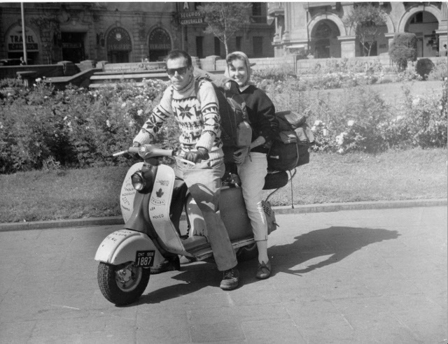 Photo of the two Canadian adventurers from an article published on June 3, 1960 in the Peruvian Times newspaper. (Lima, Peru)