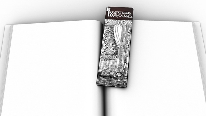 Example bookmark (the art is not final)