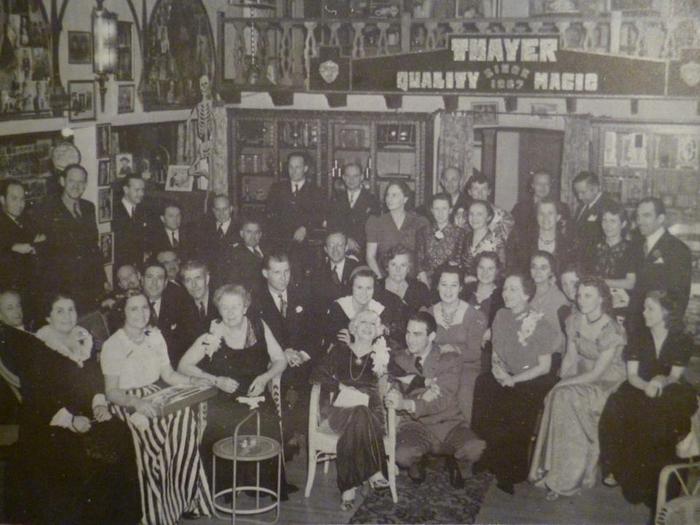 Brookledge in the 1940's (with Bess Houdini and the Larsens)