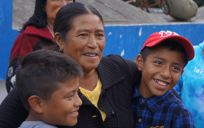 Grandma Dolores with grandchildren Bradley & Yorli - Photo by Bea Gallardo