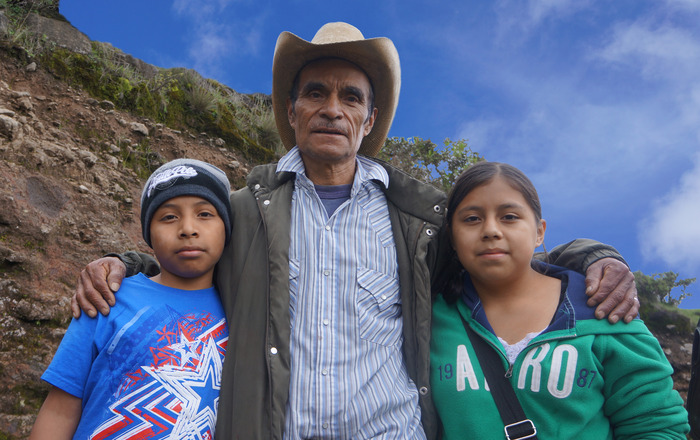 Grandpa Fidel and Granchildren Luis and Lilia - Photo by Bea Gallardo