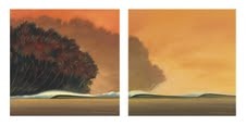 Wade Koniakowsky Lithograph Under a Red Sky
