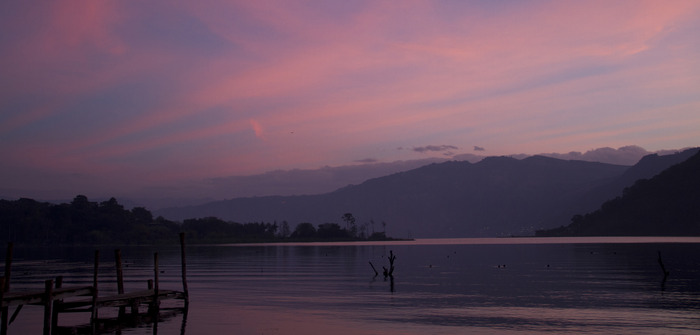 Dawn over Lake Atitlan - Photo by Antonia Colodro