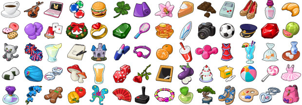 This is just a small sample of the massive item catalog.