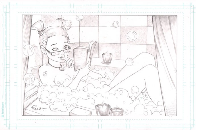 Brandi postcard Original art (11"x17") New Reward added