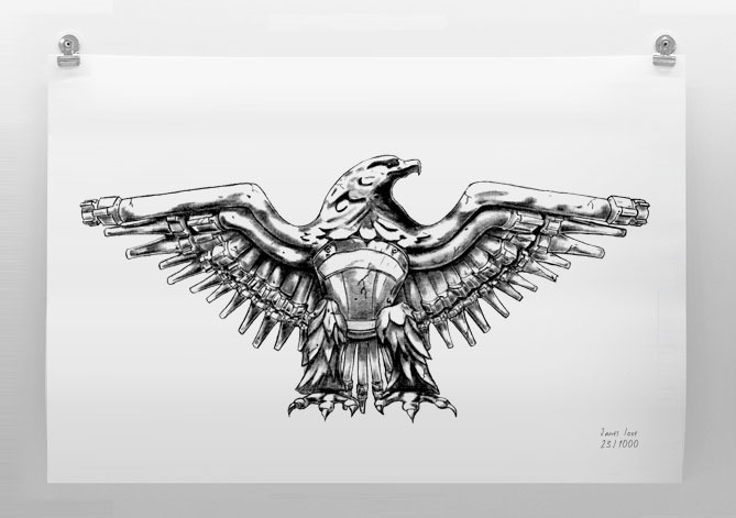 Italian Eagle Limited Edition Print