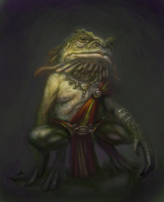 Brandon Perlow digital character piece of "Toada"