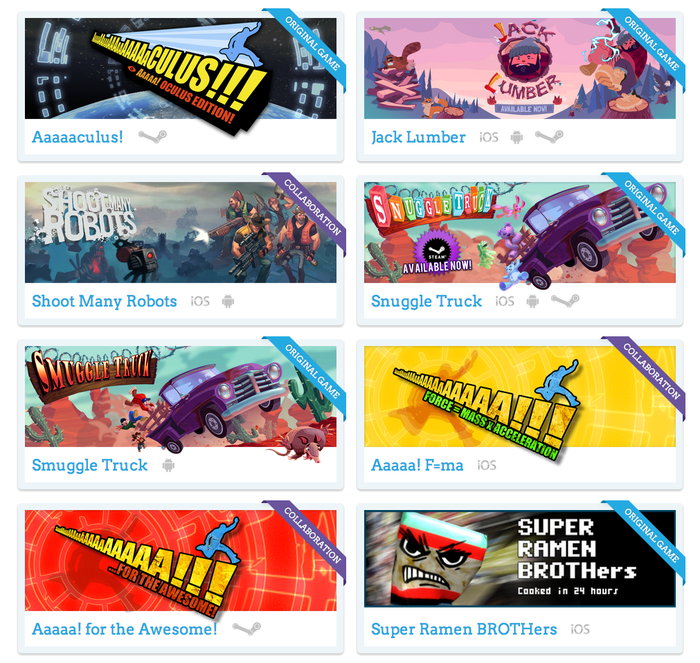 Prior Owlchemy games