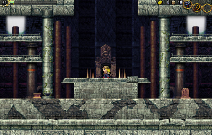 La-Mulana 2 will stick true to the original's classic gameplay (Prototype version pictured above)